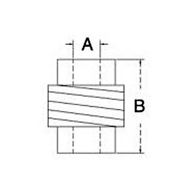 Stainless Steel Plain Lag Insert - 3/8" - image 2