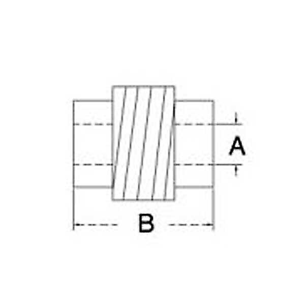 Stainless Steel Threaded Lag Insert 14 inch image 2 of 2
