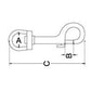 Swivel Eye Bolt Snap SS T316 - 4-3/4" Length - image 2