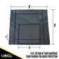 8 foot x 8 foot Windshield Protector Tarp with 4 foot x 4 foot Pad and Grommets image 4 of 9
