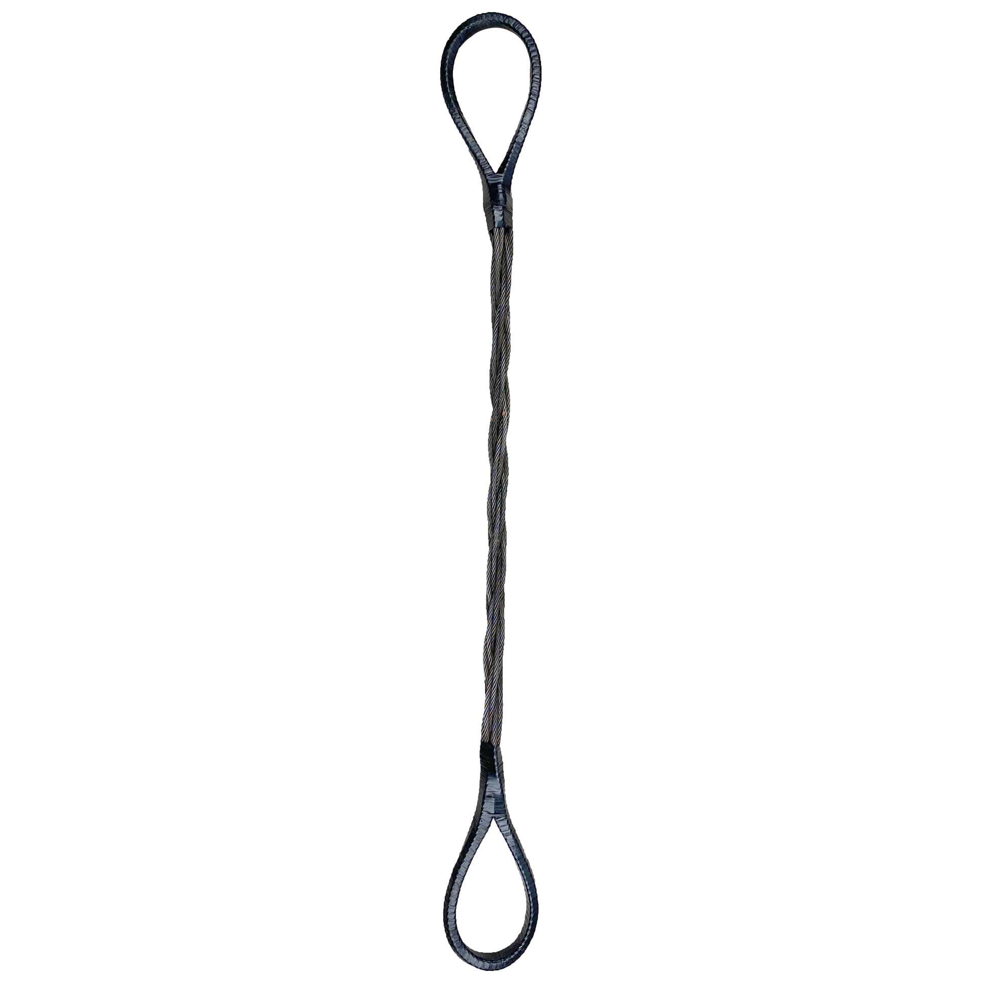 14 inch x 6 foot Nine Part Braided Wire Rope Sling image 1 of 3