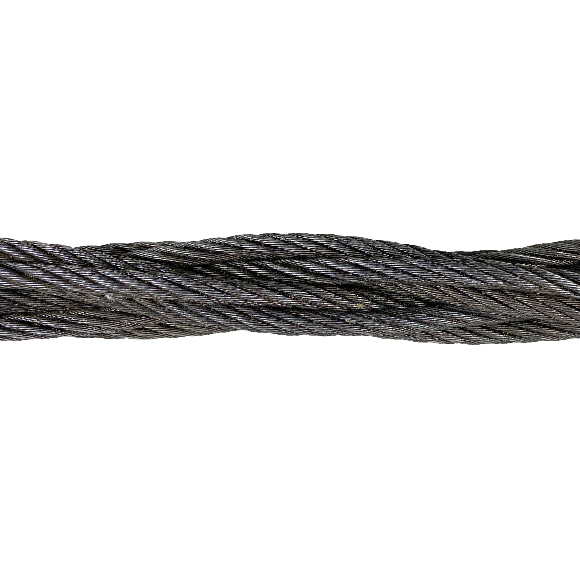 38 inch x 6 foot Nine Part Braided Wire Rope Sling image 3 of 3