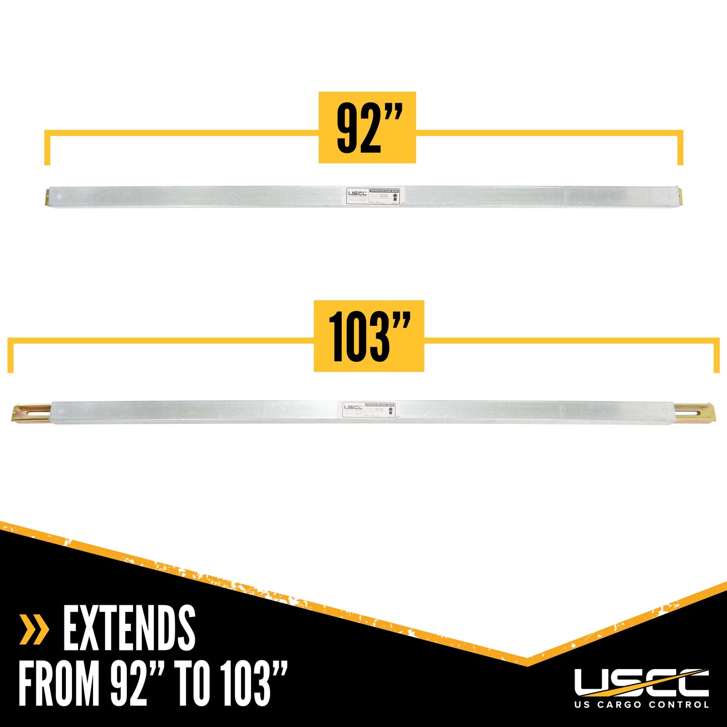 92" Adjustable Steel Shoring Beam - Extends to 103"