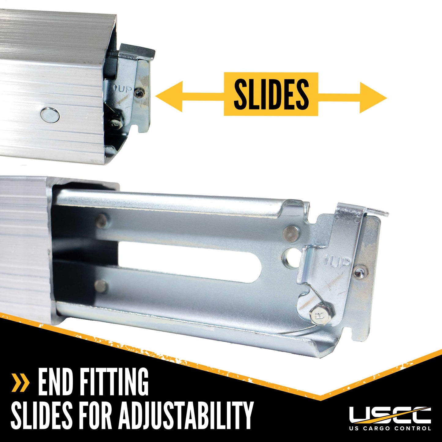 93" Ancra Aluminum Shoring Beam w/ Patented Locking Ends:  Extends to 103"