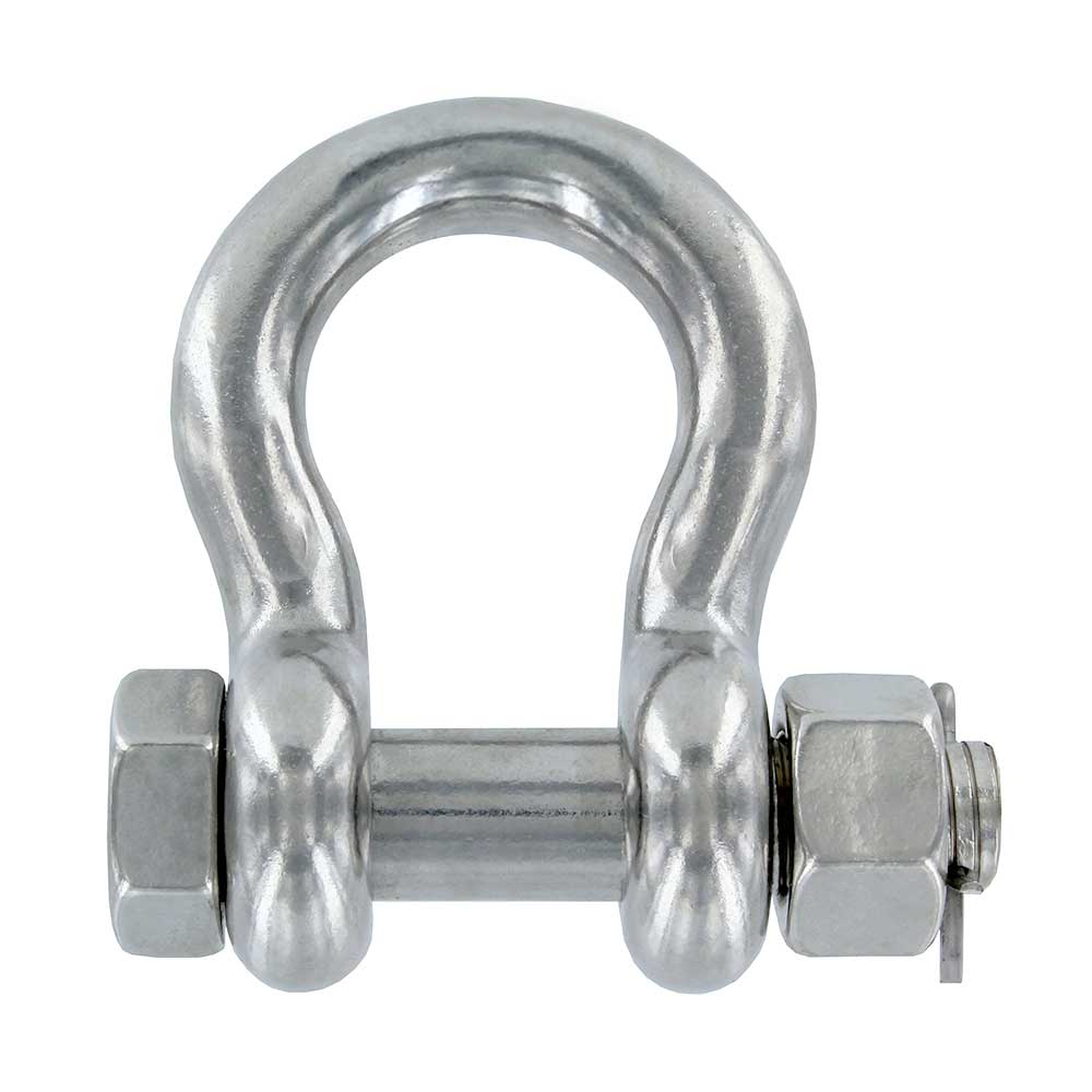 1/4 Stainless Steel Bolt Type Anchor Shackle Type 316 - Import