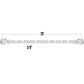 38 inch x 20 foot CM Transport Chain Grade 70 image 4 of 7
