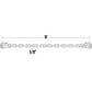 516 inch x 16 foot CM Transport Chain Grade 70 image 4 of 7