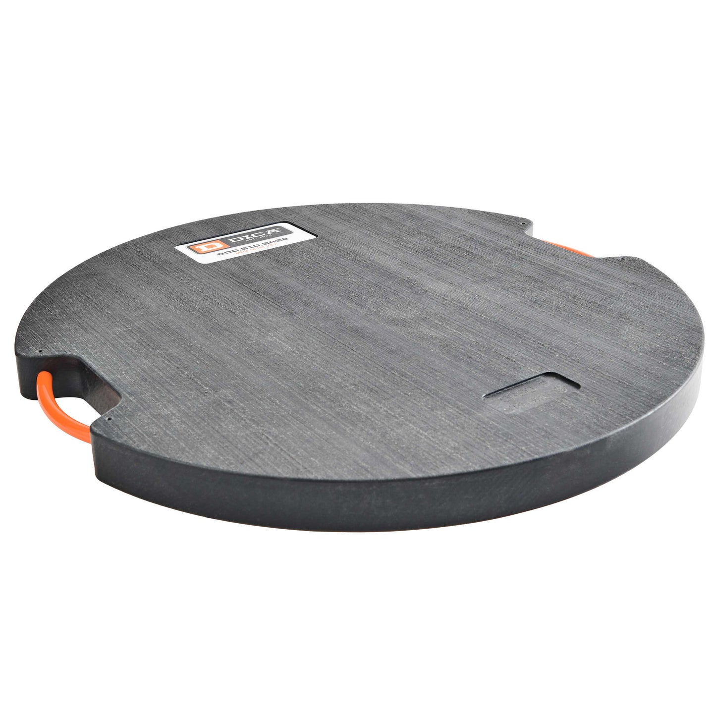 SafetyTech® 30" Round Outrigger Pad | Heavy Duty | 2" Thick | Black Image 3 of 3