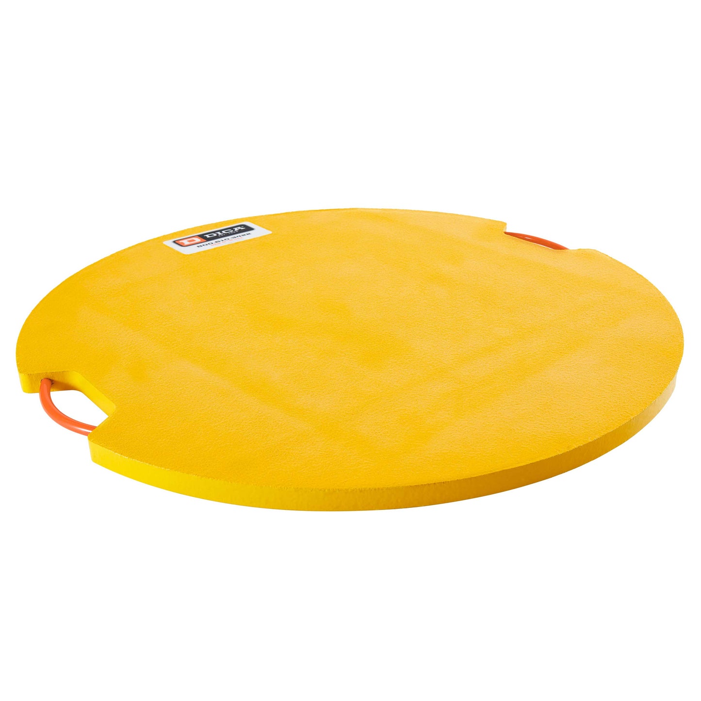 FiberTech® 36" Round Outrigger Pad | Heavy Duty | 1" Thick | Yellow Image 3 of 3