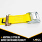 2 inch x 12 foot Yellow ETrack Cam Strap wDoubleFitted End image 5 of 10
