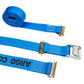 2 inch x 20 foot Blue ETrack Cam Buckle Strap w DoubleFitted End image 1 of 9