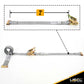 2" x 16' Gray E-Track Ratchet Strap w/ Spring E-Fittings | 2' Fixed End image 2 of 9