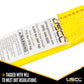 2 inch x 12 foot Yellow Ratchet Strap w 2 inch F Track Hooks & Spring EFittings image 6 of 10