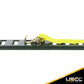 2 inch x 12 foot Yellow Ratchet Strap w 2 inch F Track Hooks & Spring EFittings image 9 of 10