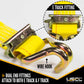 2 foot foot X 12 foot Yellow ETrack Straps wSpring EFittings and Wire Hooks image 4 of 10