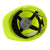 Lime Green Hi Vis Hard Hat - Adjustable Ratchet - image 2