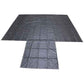 Heavy Duty Lumber Tarp 28 foot x 28 foot (10 foot Drop & Flap) 18 oz Black Tarp image 1 of 4