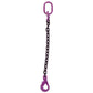 9/32" x 10' - Single Leg Chain Sling w/ Self-Locking Hook - Grade 100