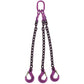 932 inch x 14 foot 3 Leg Chain Sling w Sling Hooks Grade 100 image 1 of 3