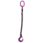 5/16" x 14' - Single Leg Chain Sling w/ Sling Hook - Grade 100