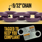9/32" x 15' - Adjustable 2 Leg Chain Sling w/ Self-Locking Hooks - Grade 100 image 4 of 8