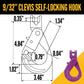 9/32" x 20' - Adjustable 2 Leg Chain Sling w/ Self-Locking Hooks - Grade 100 image 6 of 8