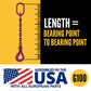 5/8" x 20' - Adjustable 3 Leg Chain Sling w/ Self-Locking Hooks - Grade 100 image 5 of 8
