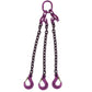 1/2" x 15' - Adjustable 3 Leg Chain Sling w/ Sling Hooks - Grade 100 image 1 of 8