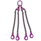 1/2" x 15' - Adjustable 4 Leg Chain Sling w/ Self-Locking Hooks - Grade 100 image 1 of 8