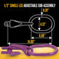 1/2" x 5' - Adjustable Single Leg Chain Sling w/ Self-Locking Hook - Grade 100 image 6 of 8