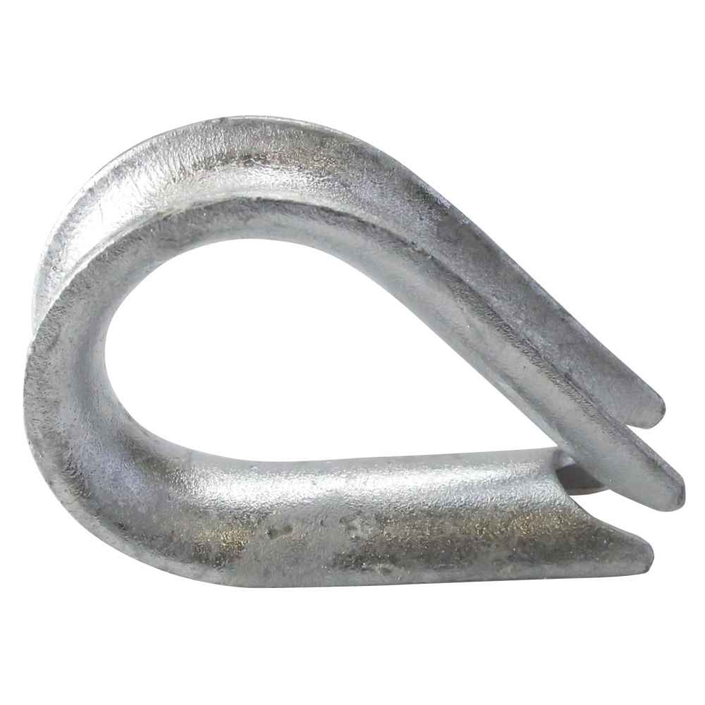 Crosby®  Galvanized Light Duty Open Wire Rope Thimble - G-408