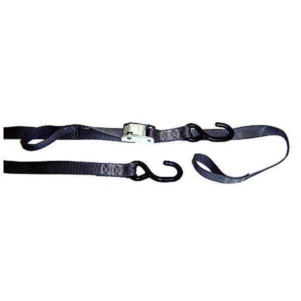 1 inch x 6 foot Cam Buckle Handlebar Strap wSHooks & Pull Loop
