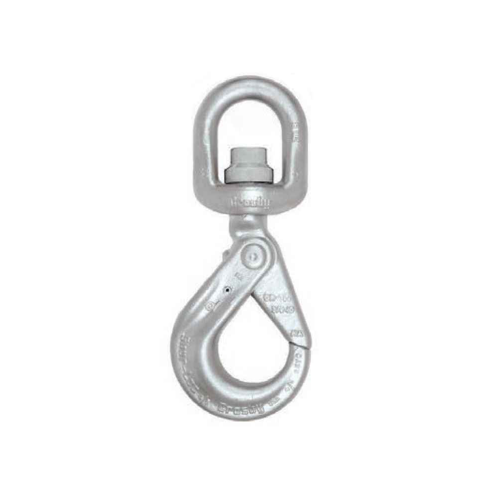 Crosby 6mm S-13326 Grade 100 Alloy Swivel Shur-Loc Hook with Bearing at Rigging Warehouse 1004404