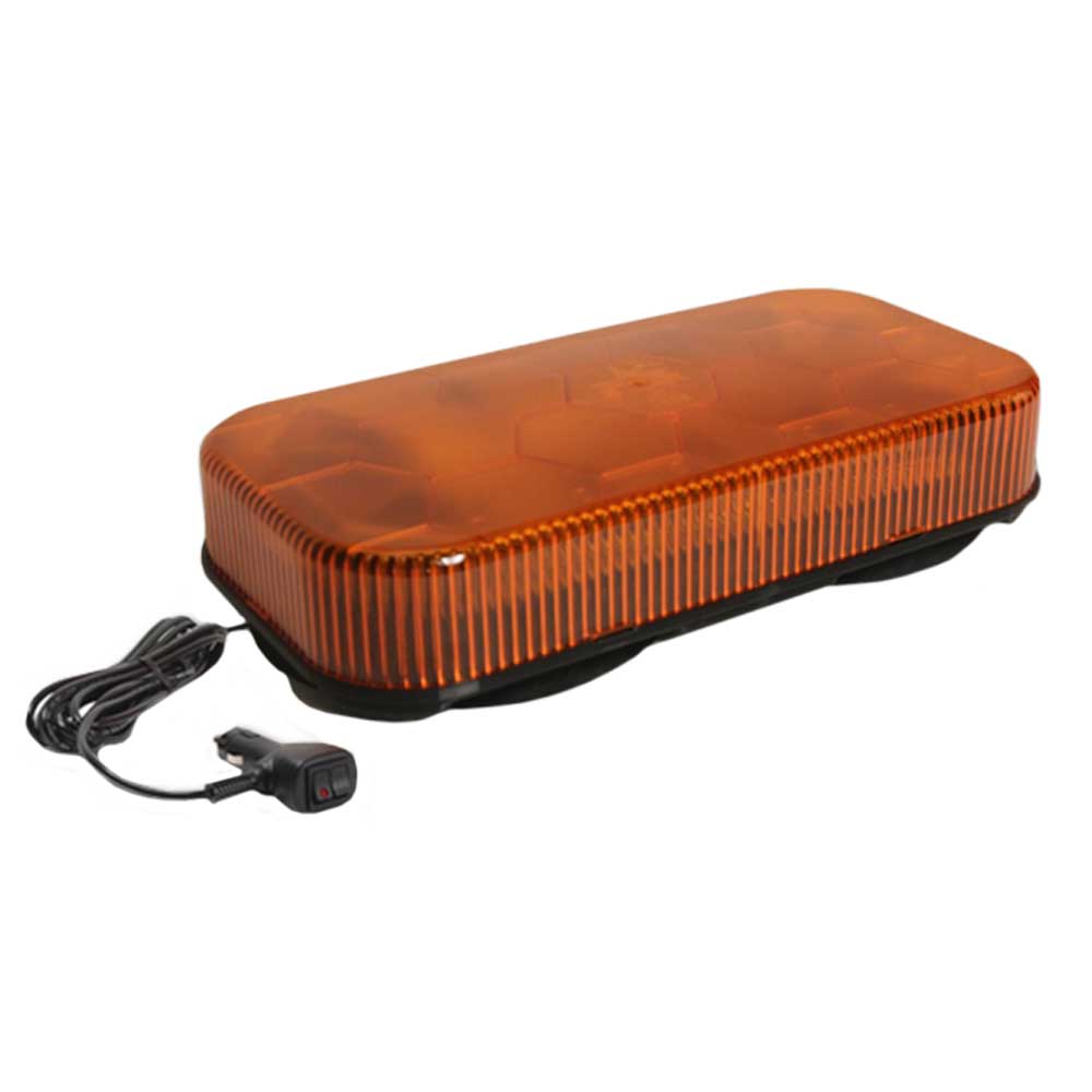 Star - Vacuum Magnet Mount Countour Mini Light Bar - Amber/Amber