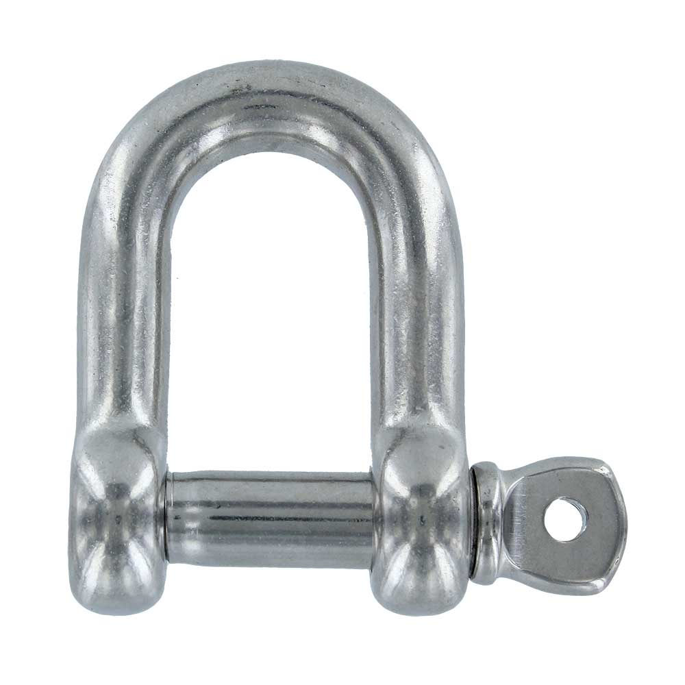 12 inch Screw Pin D Shackle Stainless Steel Import