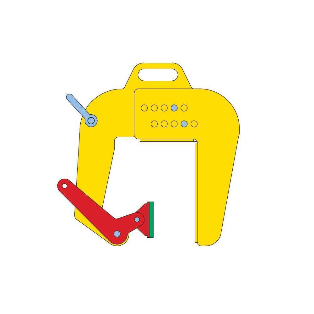 Terrier TBC-A 1 Ton Concrete Pipe Lifting Clamp - 870105