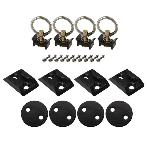 Motorcycle Anchor Points - Tie Down Anchors w/ L-track Fittings