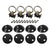 2 inch Round Anchor Point Tie Down Kit Black image 1 of 9