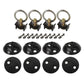 2 inch Round Anchor Point Tie Down Kit Black image 1 of 9