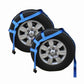 Blue Extra Large Tow Dolly Basket Strap with Flat Hooks 2 pack image 1 of 9