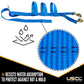 Blue Extra Large Tow Dolly Basket Strap with Twisted Snap Hooks 2 pack image 6 of 10