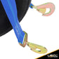 Blue Extra Large Tow Dolly Basket Strap with Twisted Snap Hooks 2 pack image 10 of 10