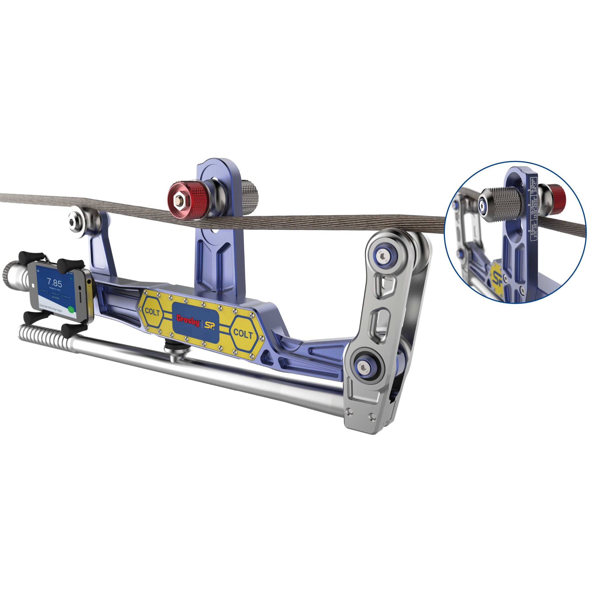 Clamp On Line Tensionmeter Close Up