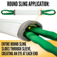 CornerMax® Cut-Resistant Sling Protection Sleeve for 8" Webbing | 12" Long
