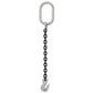 34 inch x 8 foot Crosby Single Leg Chain Sling w Grab Hook Grade 100 image 1 of 2