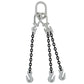 58 inch x 5 foot Domestic Adjustable 3 Leg Chain Sling w Crosby Grab Hooks Grade 100 image 1 of 2