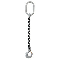 932 inch x 3 foot Domestic Single Leg Chain Sling w Crosby Sling Hook Grade 100 image 1 of 2