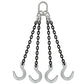 932 inch x 3 foot Domestic 4 Leg Chain Sling w Crosby Foundry Hooks Grade 100 image 1 of 2