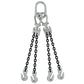 516 inch x 5 foot Domestic Adjustable 4 Leg Chain Sling w Crosby Grab Hooks Grade 100 image 1 of 2