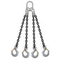 516 inch x 18 foot Domestic 4 Leg Chain Sling w Crosby Sling Hooks Grade 100 image 1 of 2